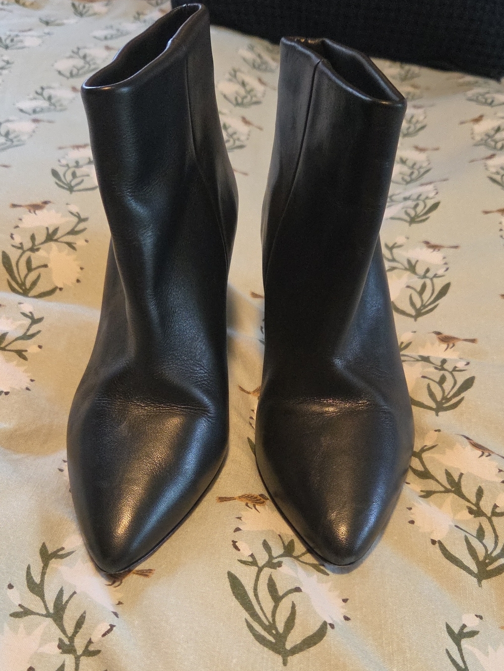 Isabel Marant Black Leather Pointed Ankle Booties - Picture 11 of 11